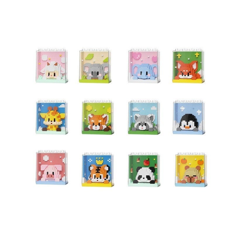 What Are The Micro-Particle Building Blocks 6089-6100 Zoo Series Boys And Girls Puzzle Assembled Leisure Toys On Behalf Of Hair - Image 3